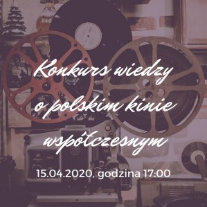 Formularz zgłoszeniowy - Konkurs wiedzy o polskim kinie współczesnym online